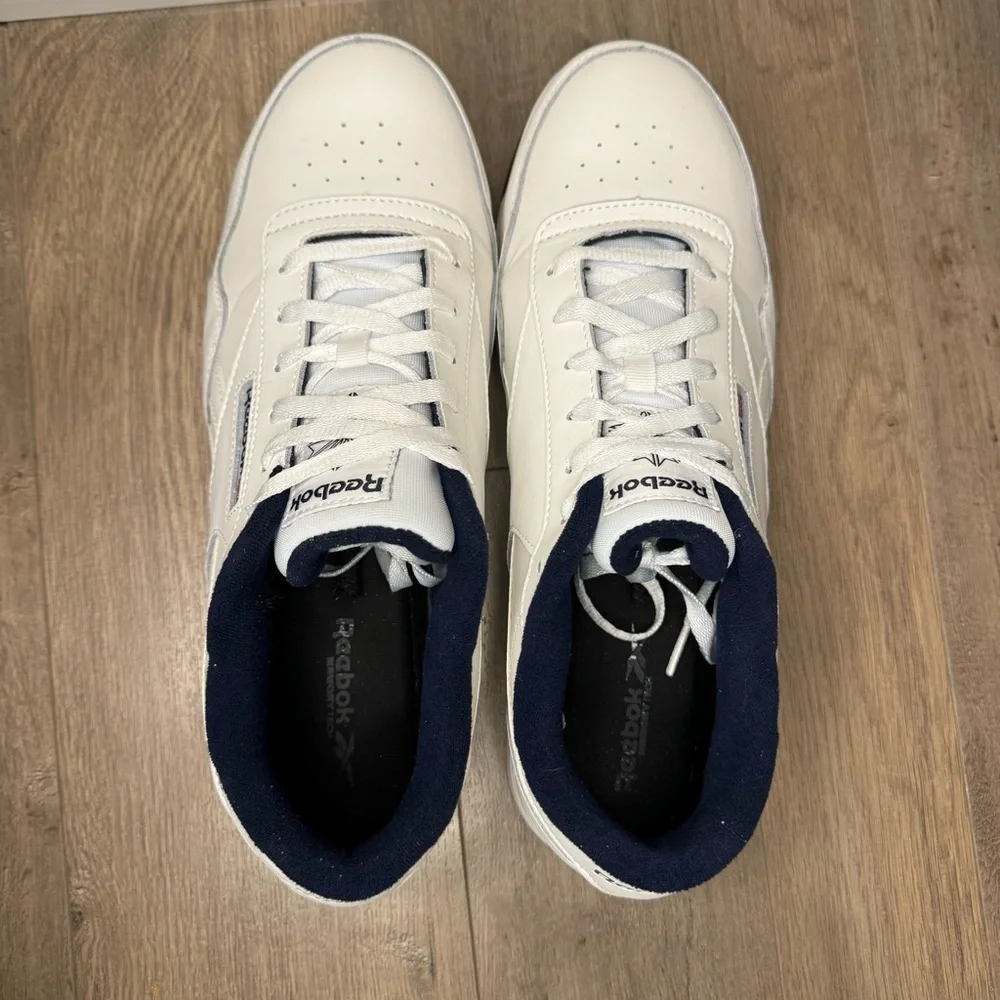 Reebok ASTM F3445-21 White Work Sneakers Leather Steel Toe Lace Up Shoes Mens 13 - Picture 6 of 8